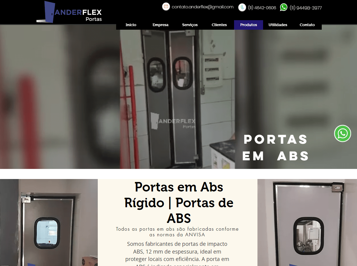 portas em abs